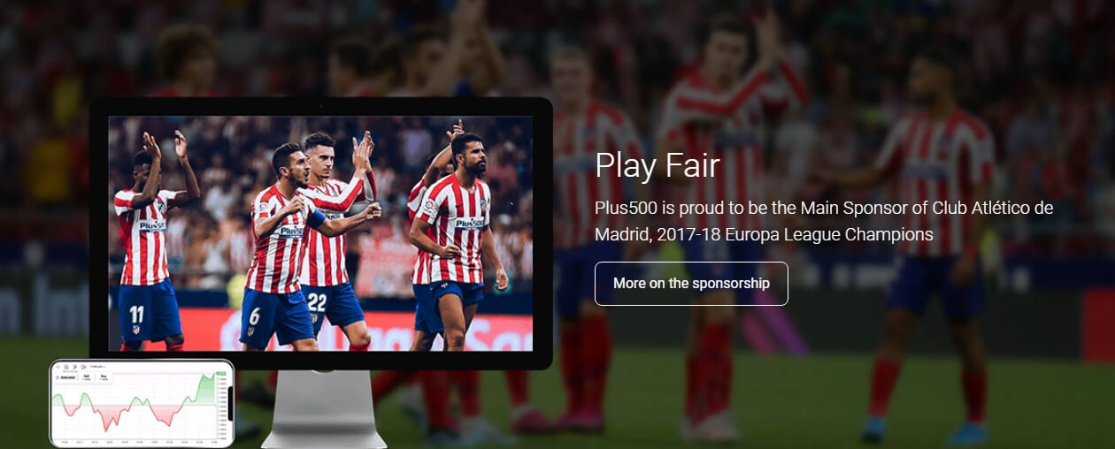 Homepage section - Atletico de Madrid Sponsorship details